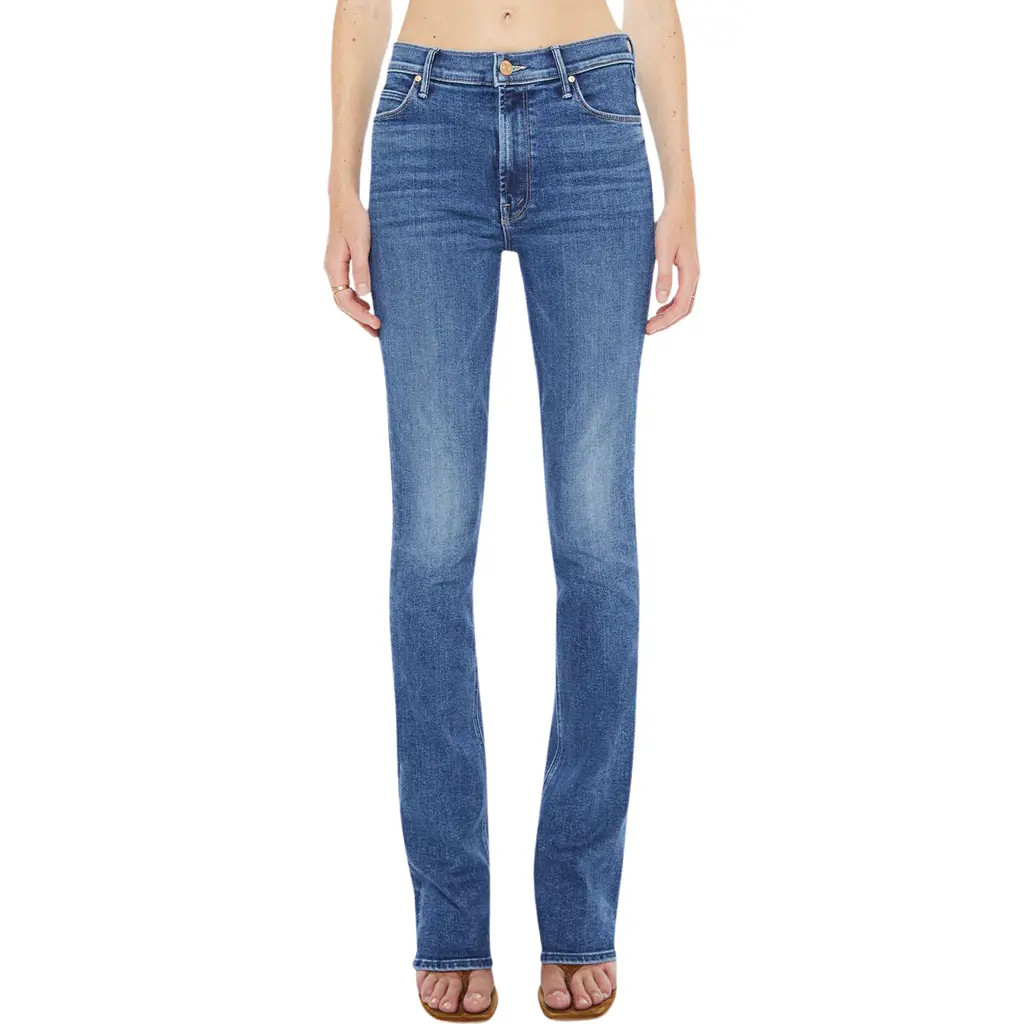 MOTHER Runaway High Waist Flare Jeans in Prized Possession at Nordstrom, Size 28 | Nordstrom