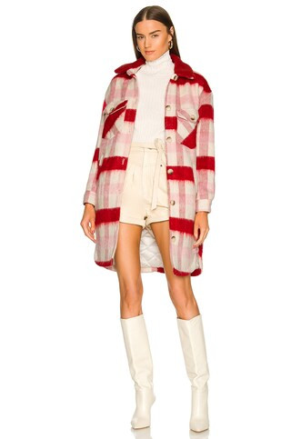 BLANKNYC Shacket in Cherry Pick from Revolve.com | Revolve Clothing (Global)