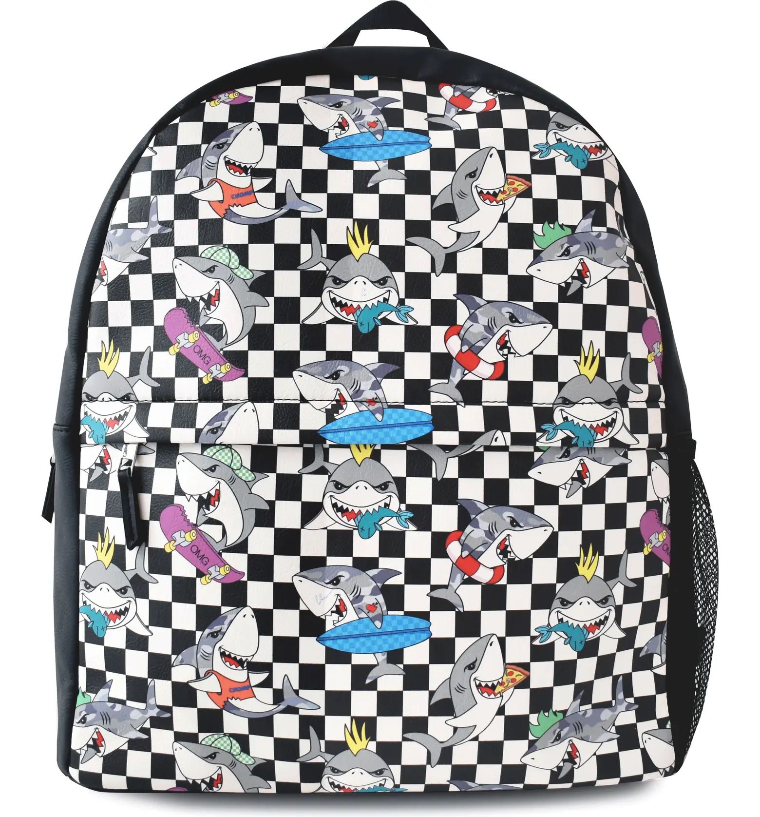 OMG Accessories Kids' Shark Print Large Backpack | Nordstrom | Nordstrom