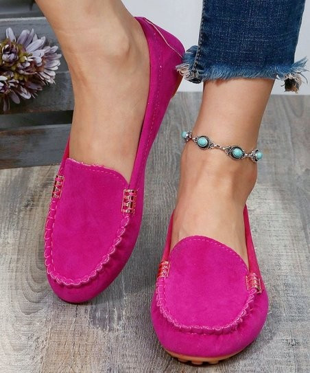 ROSY Rose Stitch-Detail Loafer - Women | Zulily