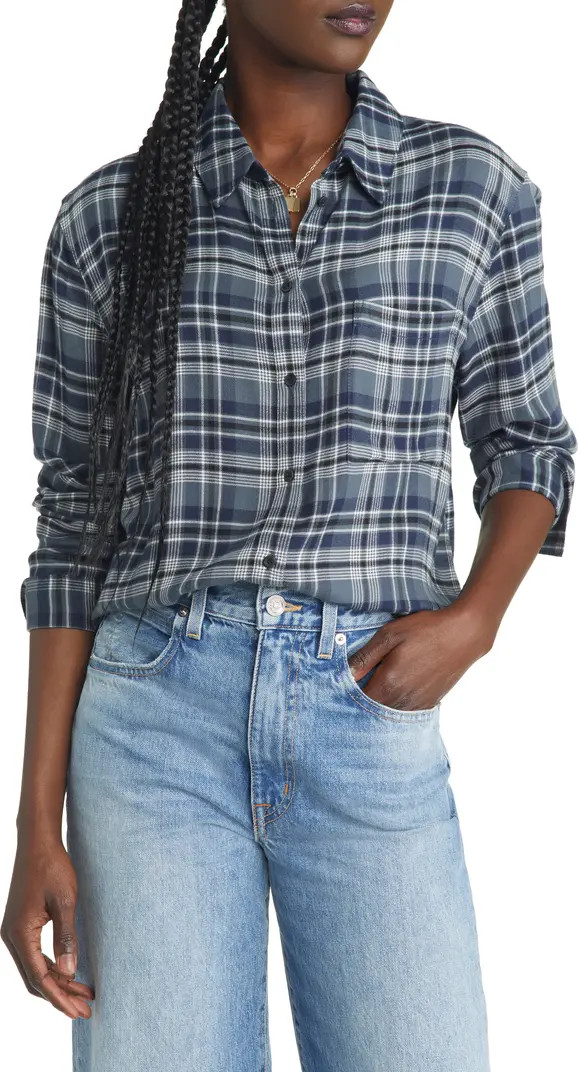 Plaid Boyfriend Shirt | Nordstrom