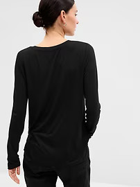 Luxe Crewneck T-Shirt | Gap Factory