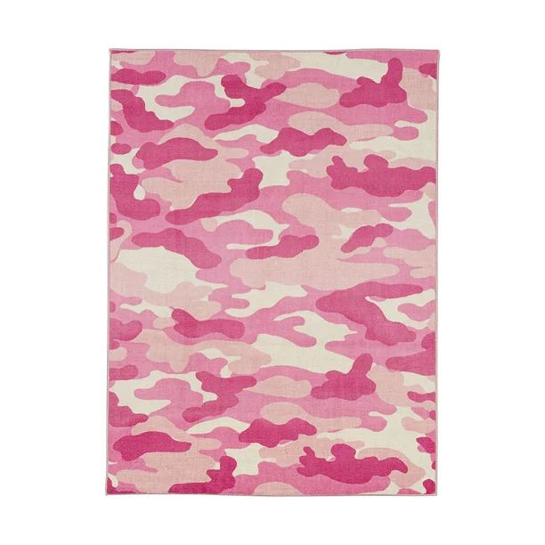 Gap Home Kids Camo Kids Area Rug, Pink Multi, 5'2"x7' - Walmart.com | Walmart (US)