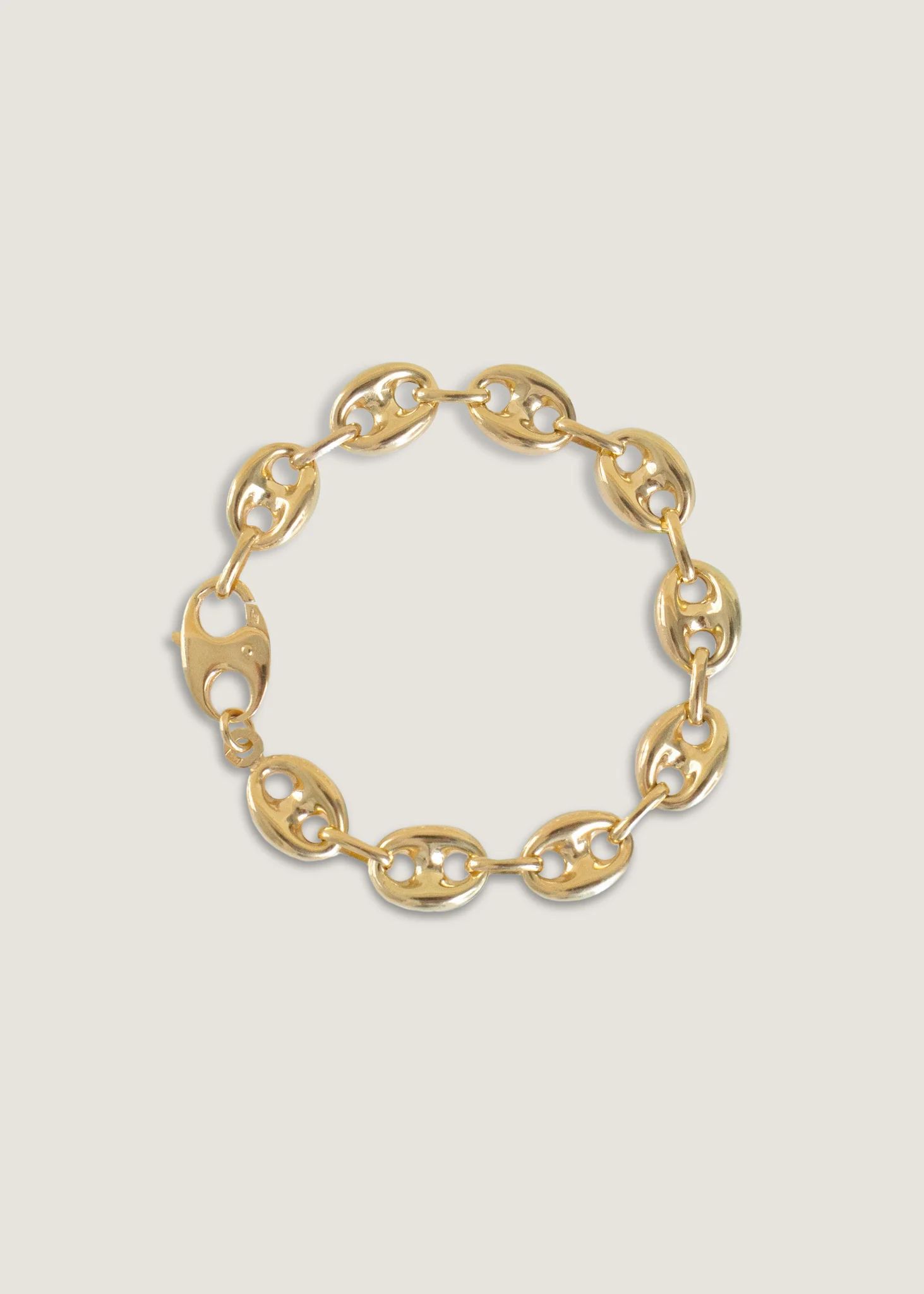 Puffed Mariner Chain Bracelet Gold - Kinn | Kinn