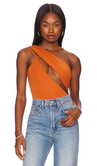 Andrea Bodysuit in Burnt Orange | Revolve Clothing (Global)