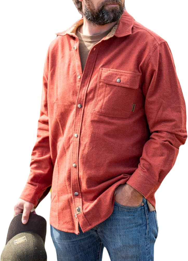 Legendary Whitetails Men's Buck Camp Flannel Plaid Shirt | Amazon (US)