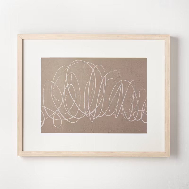 30" x 24" Scribble Art Print - Threshold™ designed with Studio McGee | Target