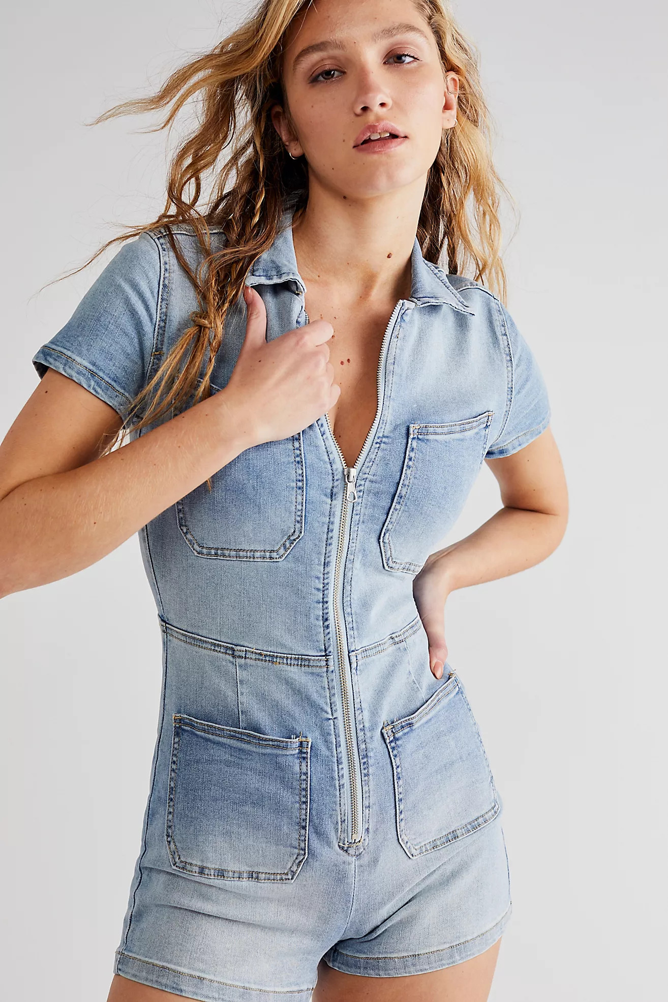 CRVY Lennox Shortsuit | Free People (Global - UK&FR Excluded)