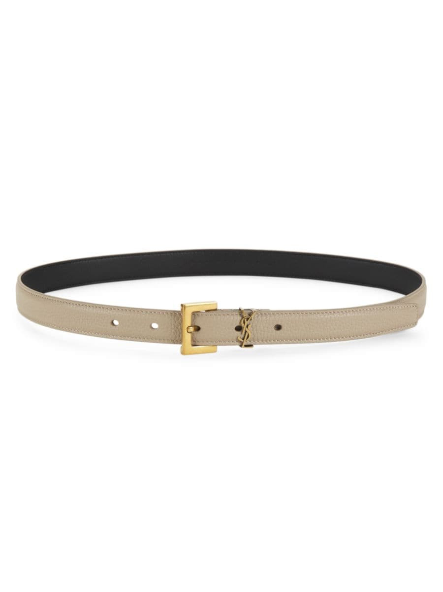 Monogram Leather Belt | Saks Fifth Avenue