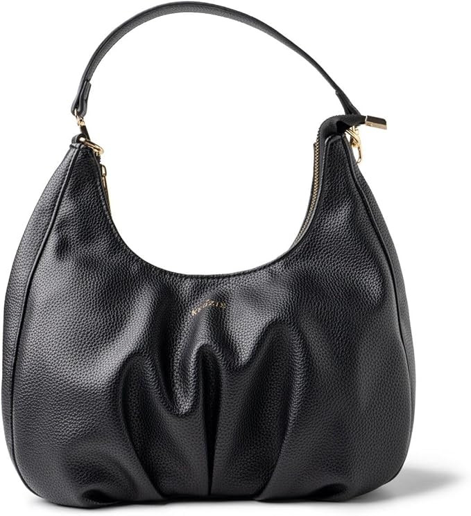 KEDZIE Elle Shoulder Bag Vegan Leather Crossbody Purse for Women - Black | Amazon (US)