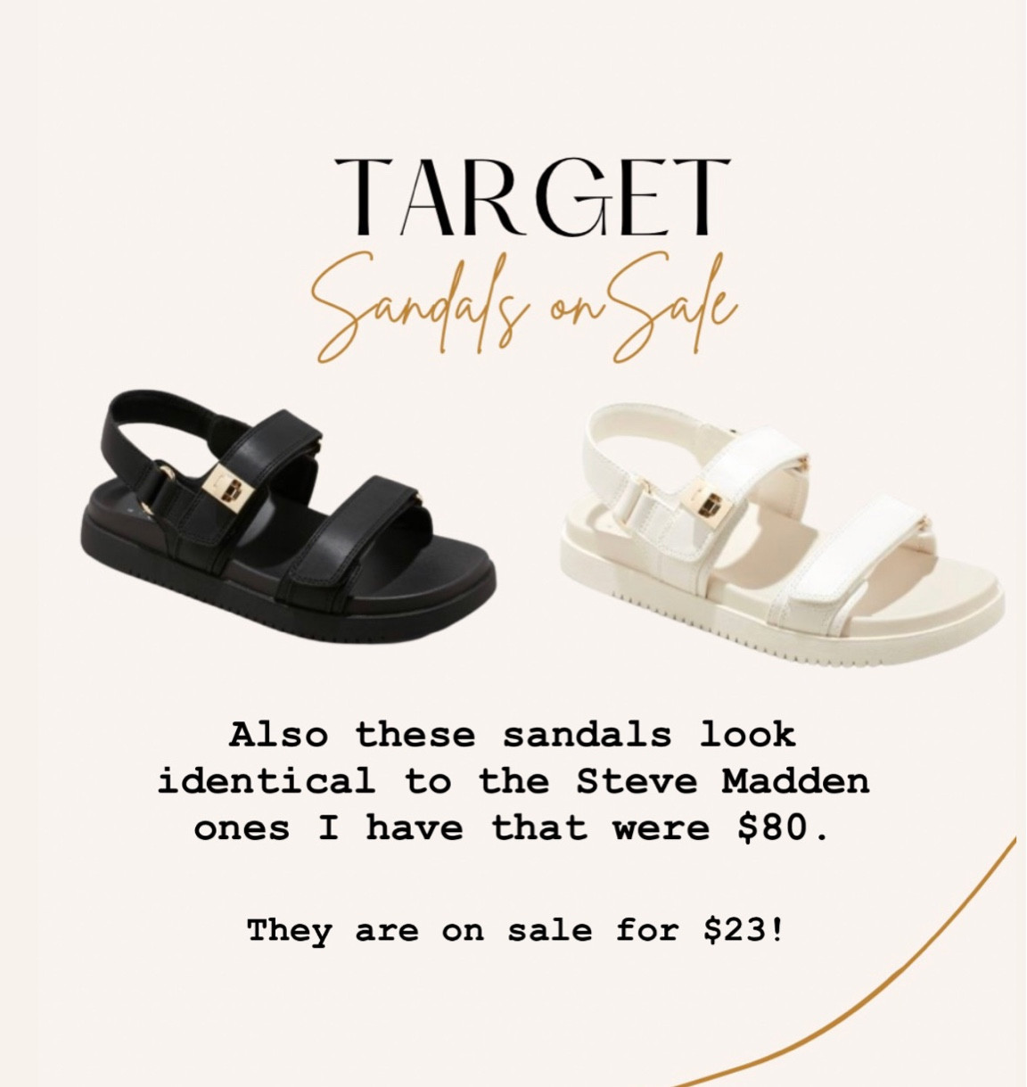 Target two strap discount sandals