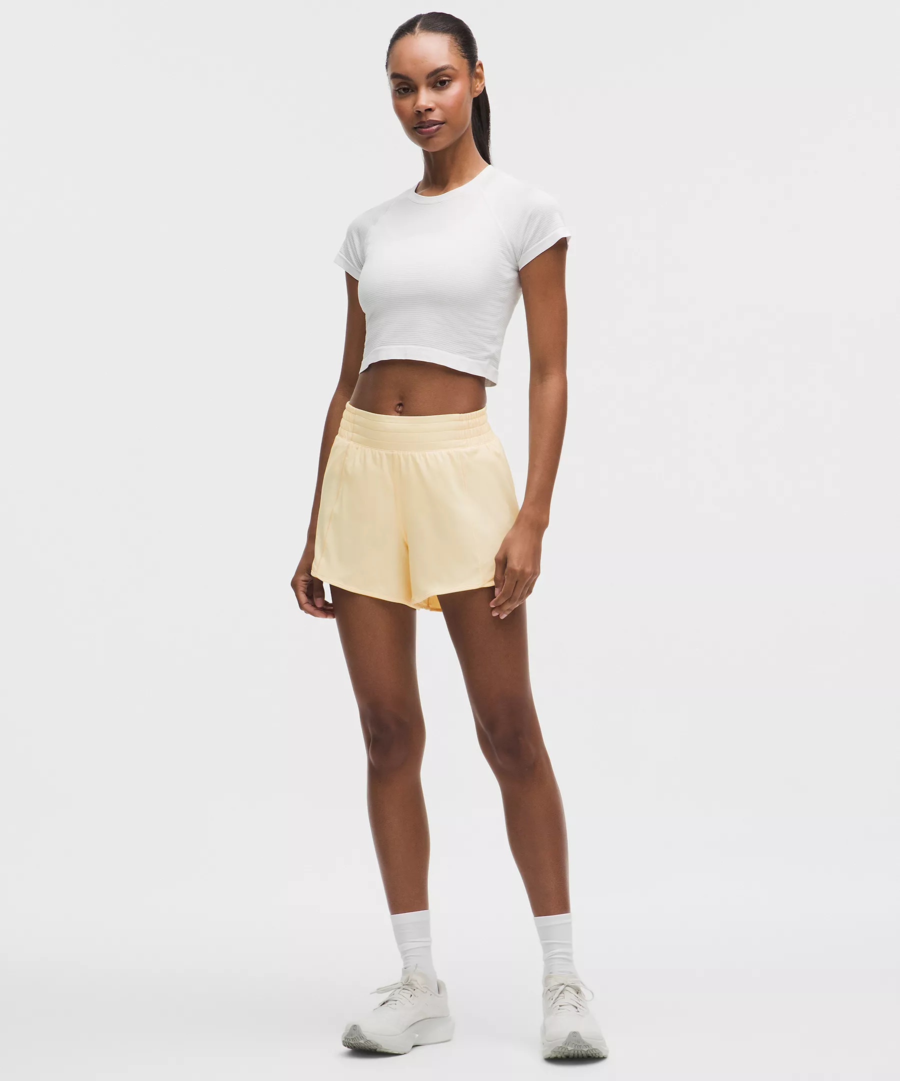 Hotty Hot High-Rise Lined Short 4" | Lululemon (US)