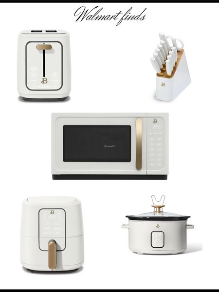 Toaster over toaster white and gold knife set slow cooker air fryer Walmart finds 

#LTKGiftGuide #LTKsalealert #LTKhome