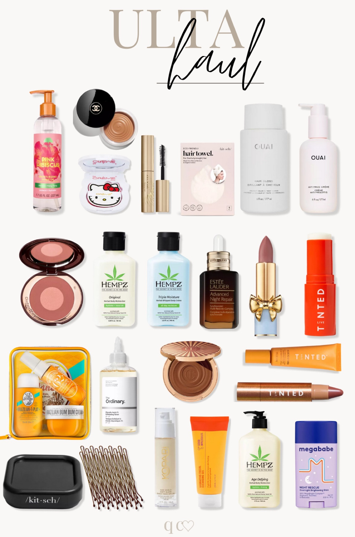 Ulta Haul 💄


beauty finds, Ulta finds, beauty must haves, new makeup, new skincare 

#LTKbeauty #LTKfindsunder50 #LTKSeasonal