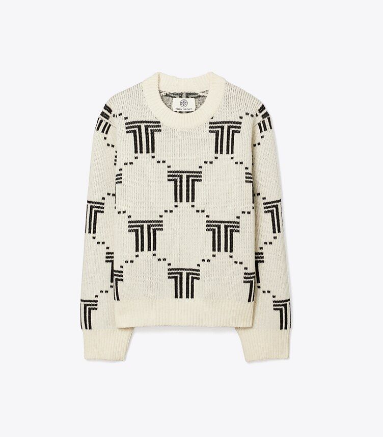 Merino Net-T Jacquard Sweater | Tory Burch (US)