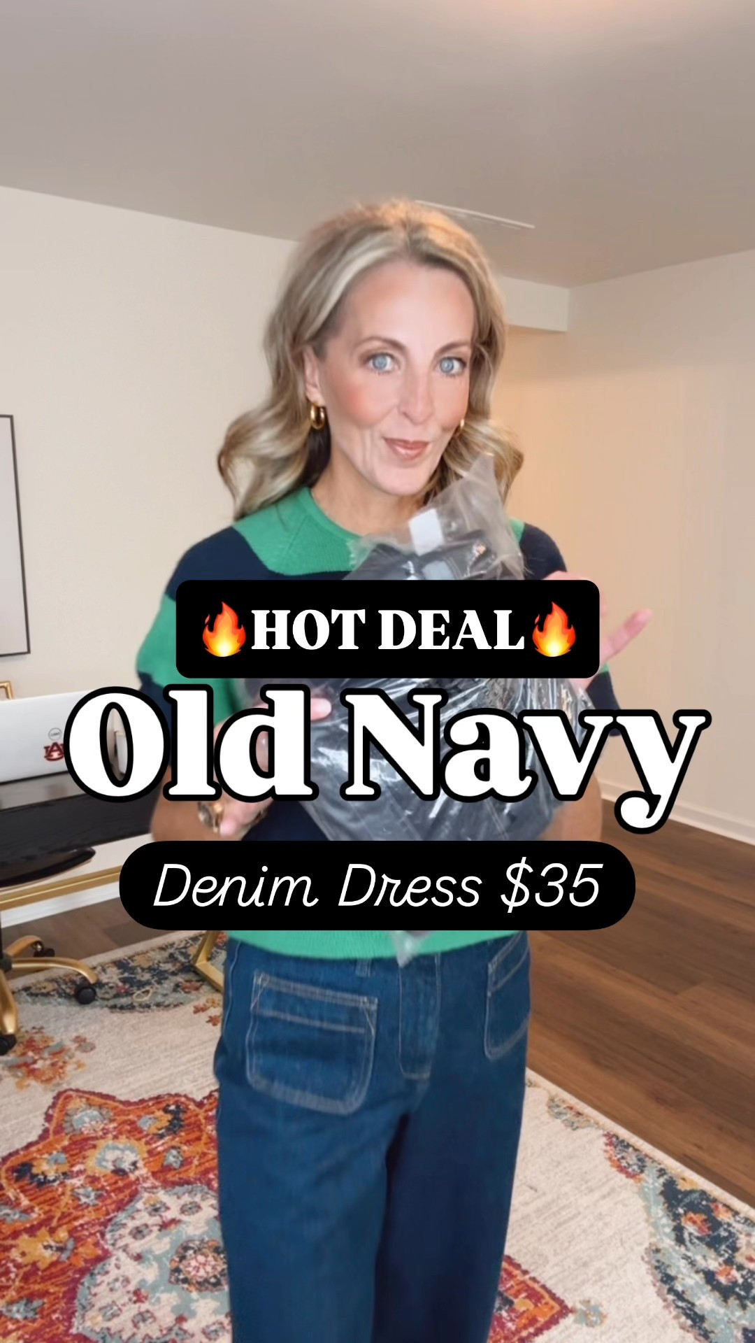 When you see what you had planned to share on Monday is a HOT DEAL today. You ditch the Monday plan and share with your girls!! Comment DRESS to get the details on this trending denim mini dress sent to your inbox! (If you want information on the hat comment HAT below too- 

Old Navy, New Arrival and HOT DEAL– $34 TODAY!!!! This super cute dress comes in three color washes ( shown here in dark rinse) I am wearing the size extra small – This dress comes in extra small up to 4X.  Regular, tall and petite. The perfect dress for grabbing lunch with friends, date night, game day or the office. 

#teacherstyle  #teach #mystyle #teacher #teacherstyle #teacher #teacherlook #teacheroutfit #ootd #teacherreel #elevatedstyle #teachersfollowteachers #amazonstyle #teacherfashion #teachersofinsta #outfit #oldnavystyle ##teacherssupportteachers #oldnavy
#newarrival c