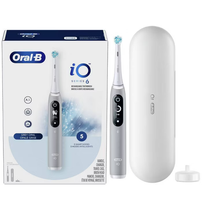 Oral-B iO6 Power Toothbrush - Black - 1ct | Target