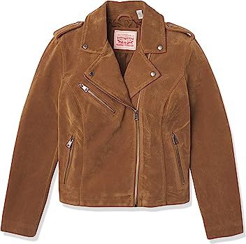 Levi's Women's Faux Leather Classic Asymmetrical Motorcycle Jacket (Standard & Plus Sizes) | Amazon (US)