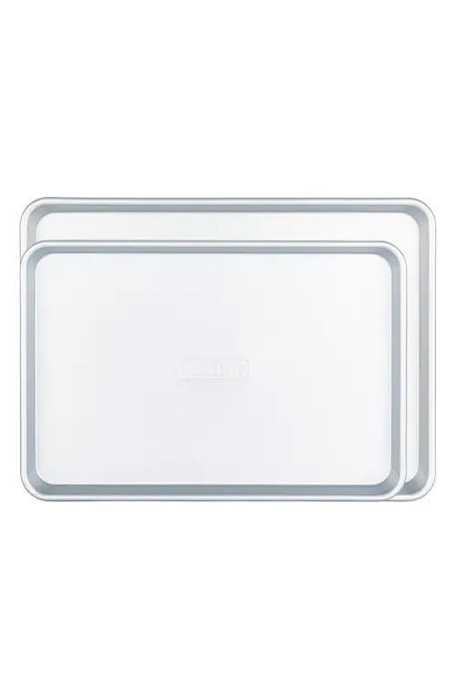 Viking Set of 2 Nonstick Baking Sheets in Stainless Steel at Nordstrom | Nordstrom
