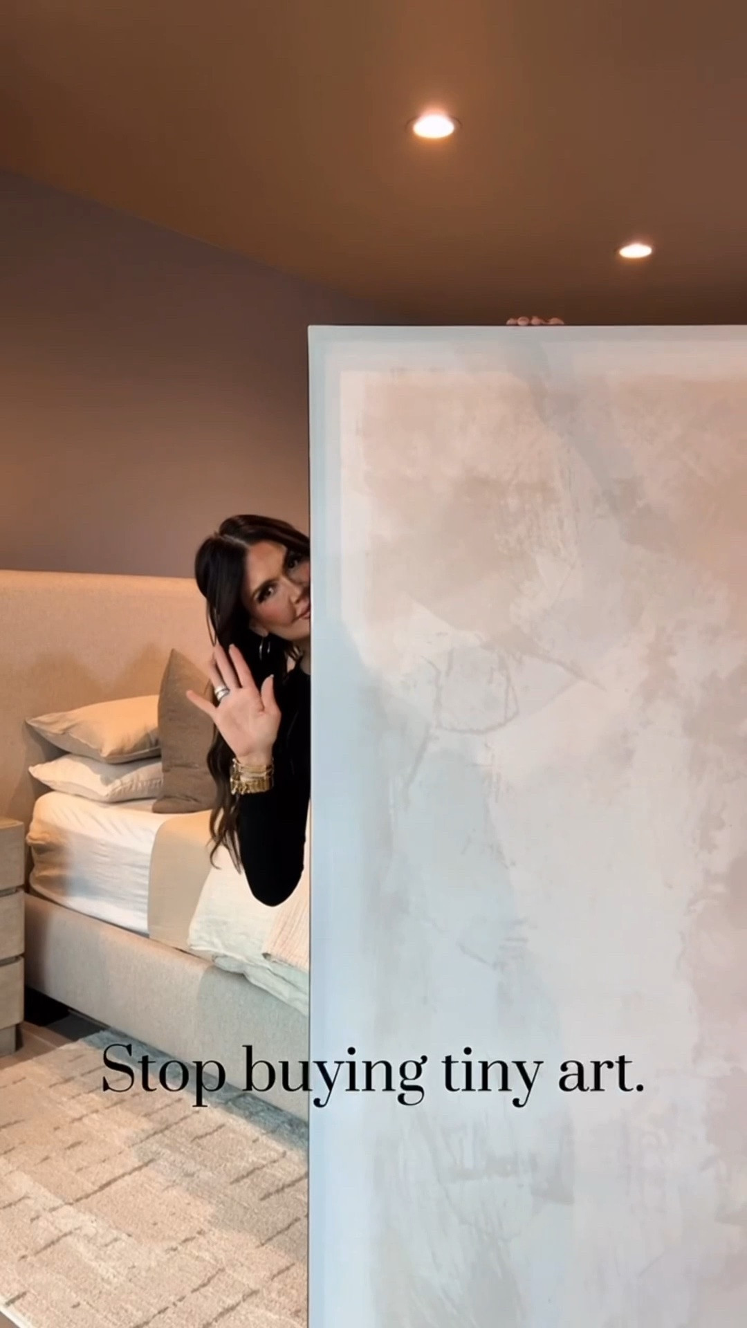 Oversized art is one of those things that instantly changes a room. If your space feels a little off or unfinished, chances are the art is just too small. Going bigger makes the walls feel taller, the room feels more intentional, and everything around it looks more elevated. 

One piece really can do all the work. 

—-
oversized wall art large scale art living room wall decor bedroom wall art high end home decor designer home decor elevated home style modern neutral home amazon wall art affordable large art statement wall art home decor tips interior styling ideas 

Summerthompsonstyles

#LTKHome #LTKU #LTKdayinmylife