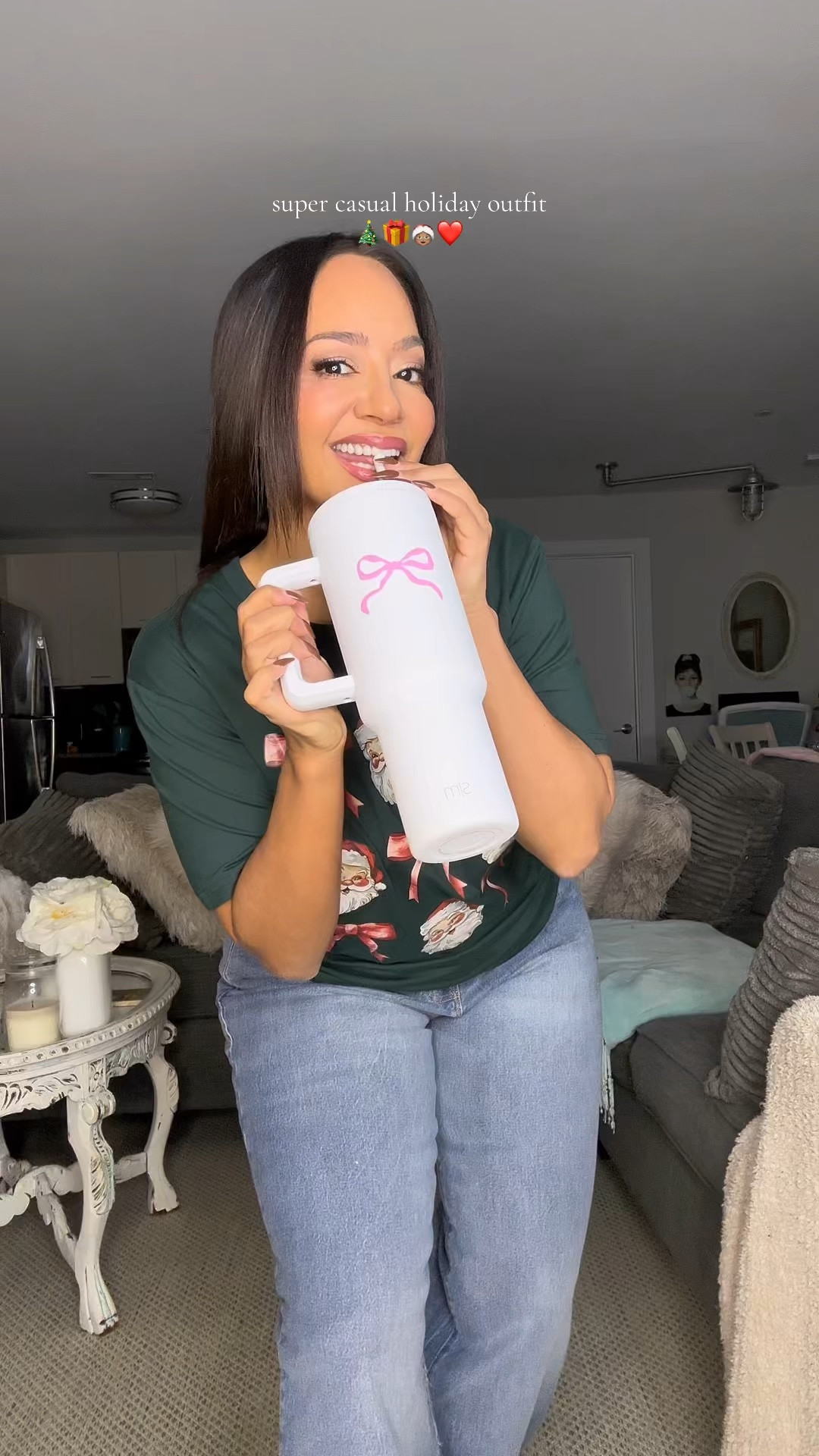 Super casual Christmas outfit 🎁🤶🏽❤️🎄

Casual outfits, holiday outfit, holiday outfits, Christmas outfits, jeans, faux fur coat, faux fur jacket 

#LTKFindsUnder50 #LTKHoliday #LTKOver40