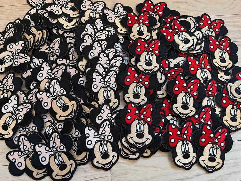 Minnie Mouse 2.5 Inch Iron on Embroidered Patch Embroidered | Etsy | Etsy (US)