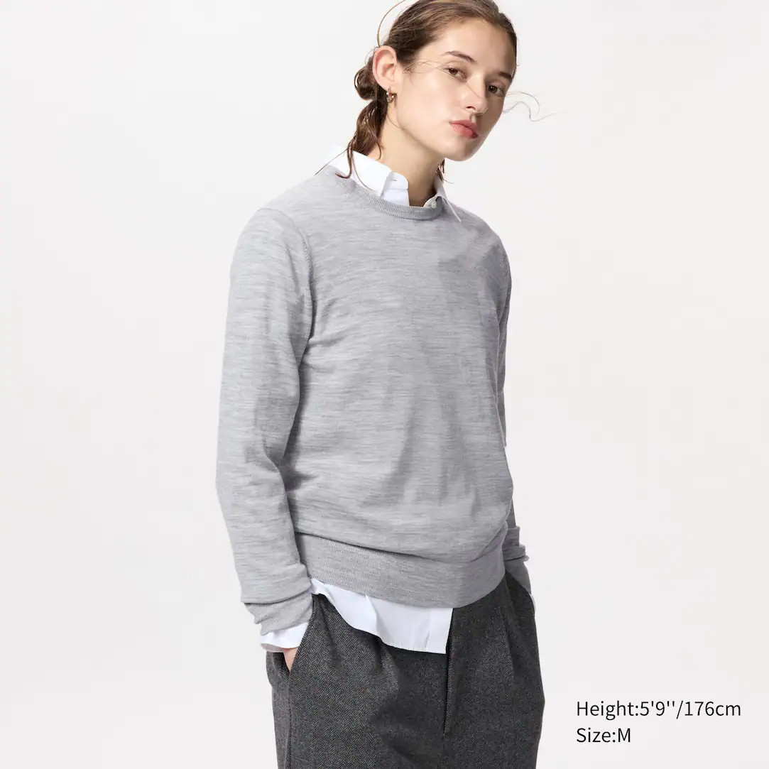 Maglione Merino Girocollo | Uniqlo IT