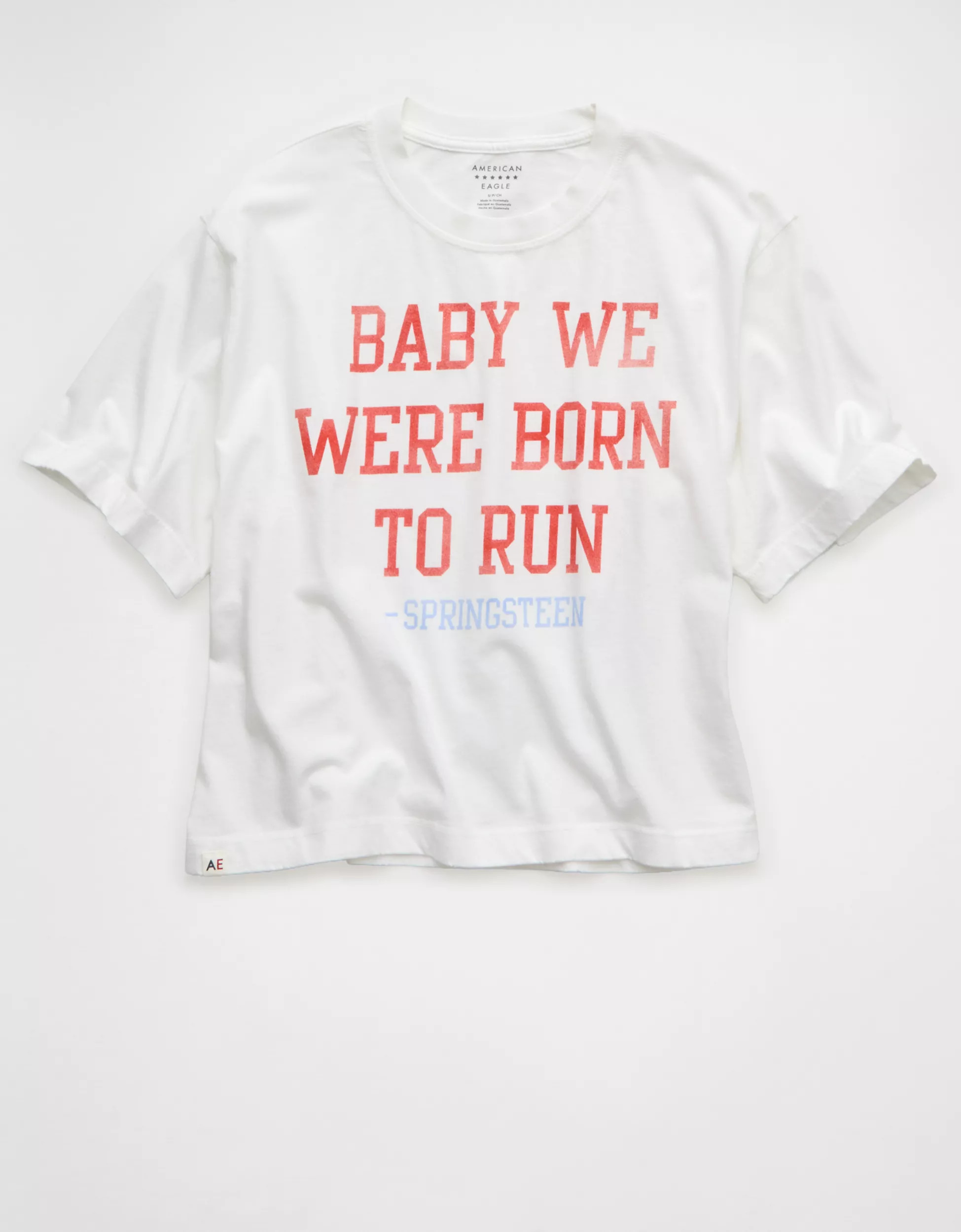 AE Boxy Bruce Springsteen Graphic T-Shirt | American Eagle Outfitters (US & CA)