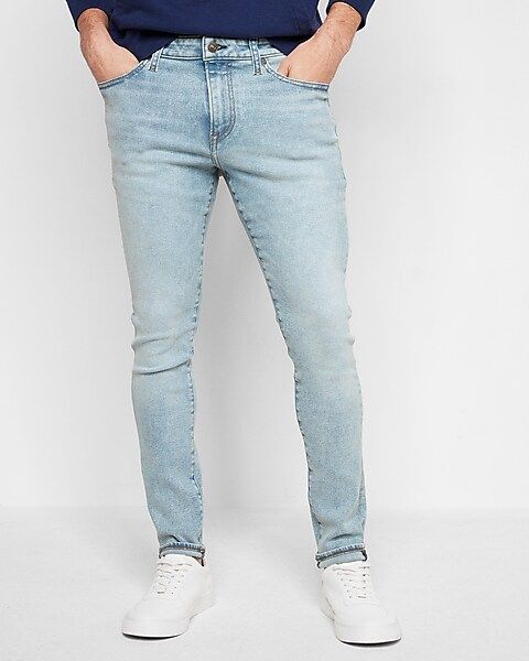 Super Skinny Light Wash Hyper Stretch Jeans | Express