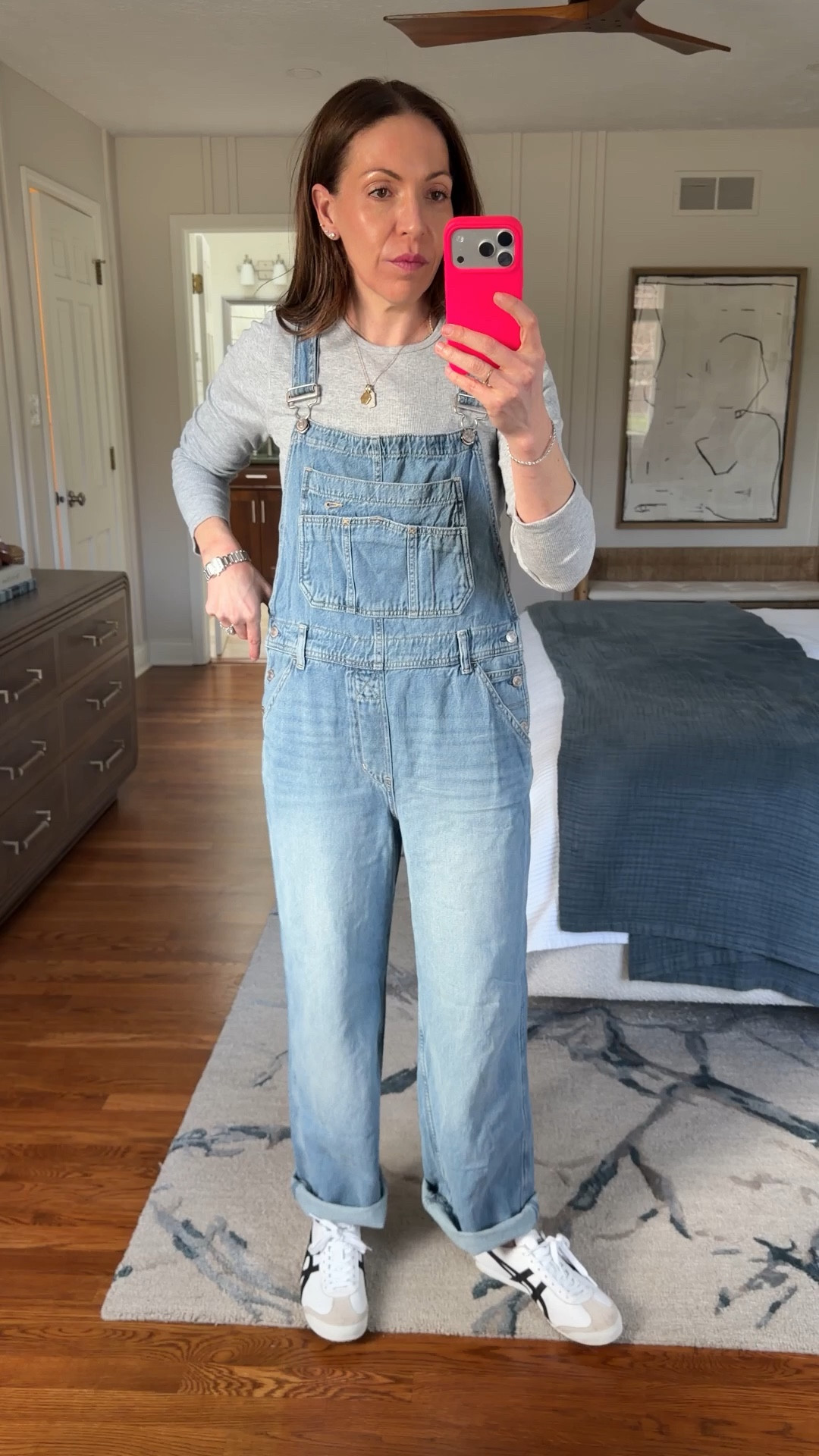@gapstyle overalls size small

@gapstyle long sleeve size med

#LTKSpringSale #LTKOver40 #LTKootd