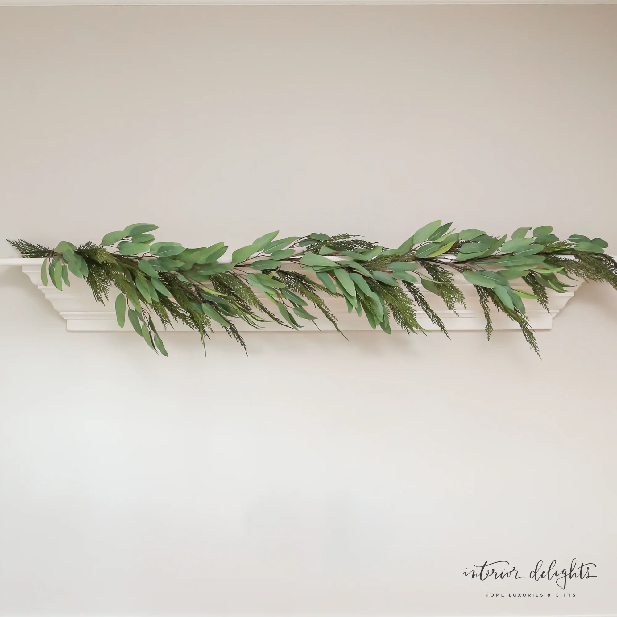 6ft Cedar Eucalyptus Garland *Final Sale* | Interior Delights