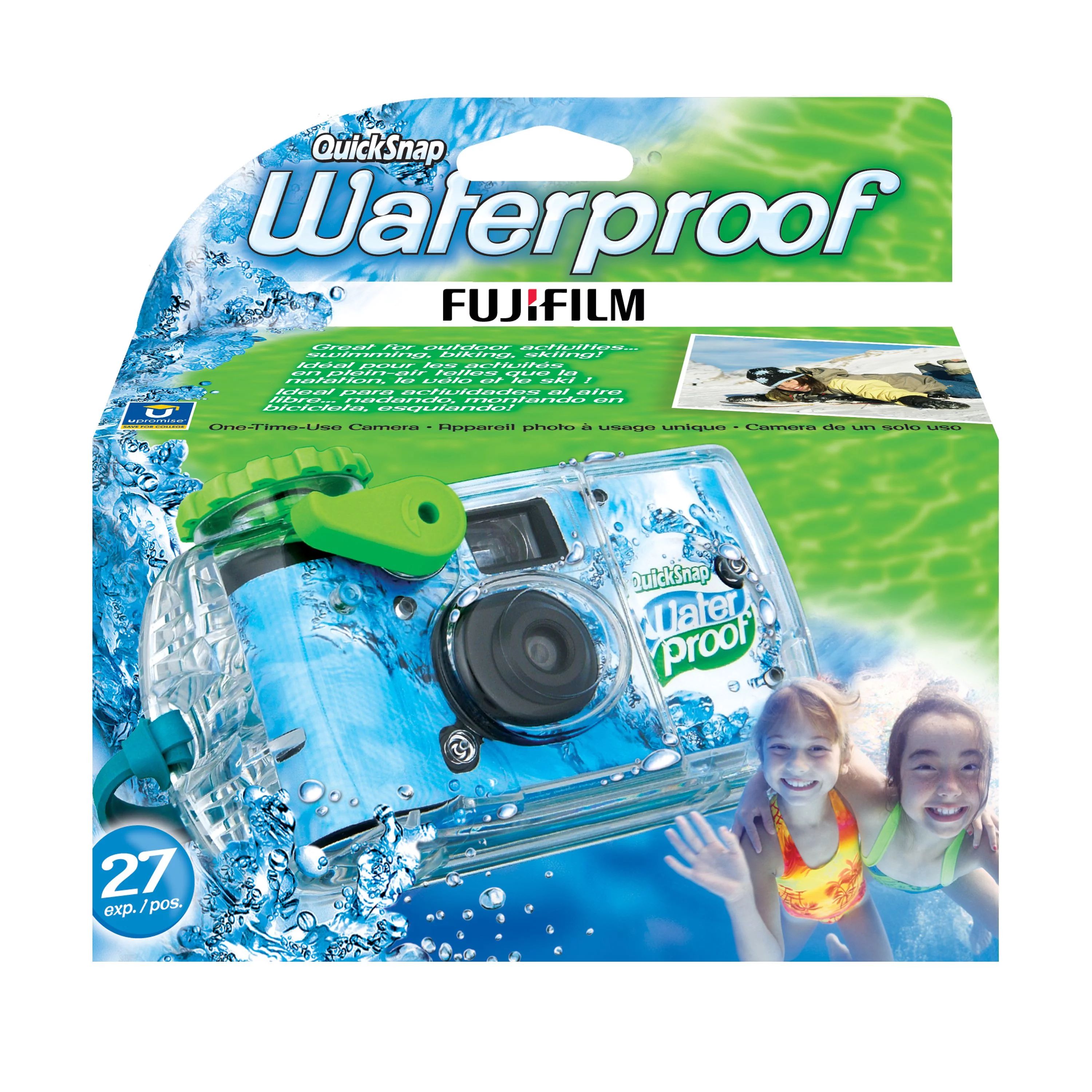 Fujifilm Quicksnap Waterproof One Time Use 35mm Camera - 27 Exposures | Walmart (US)