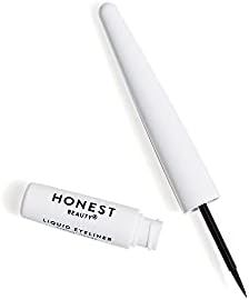 Honest Beauty Liquid Eyeliner Vegan Smudge Flake Transfer Proof Carbon Free Silicone Free Cruelty Fr | Amazon (US)