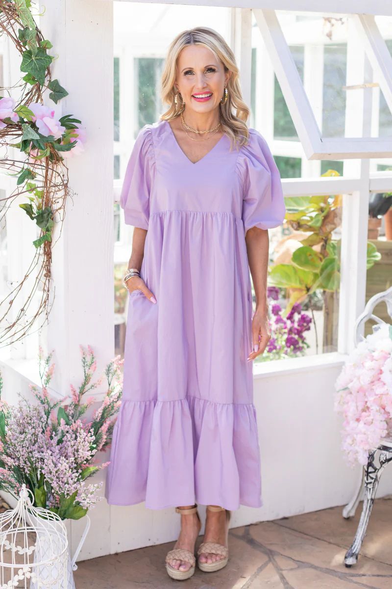Mabel Dress- Lavender | Avara
