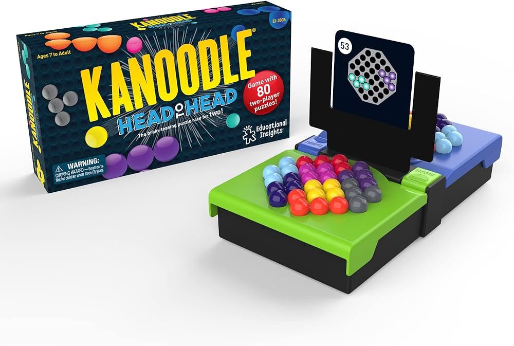 Educational Insights Kanoodle Head-to-Head Puzzle for 2 Players, Brain Teaser Game for Kids, Teen... | Amazon (US)