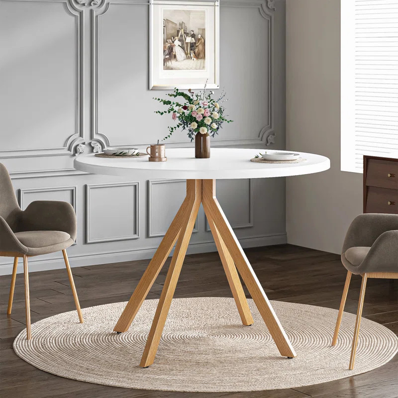 Breshia 39.4" Pedestal Dining Table | Wayfair North America