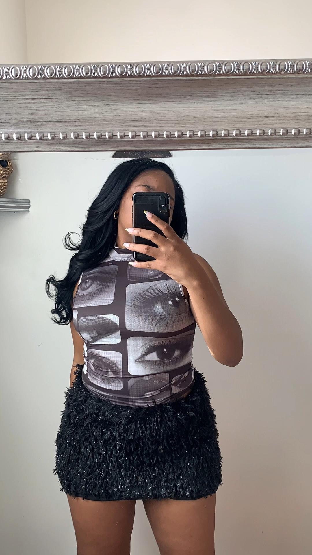 Shein Top & Fuzzy Skirt 

#LTKunder50 #LTKFind