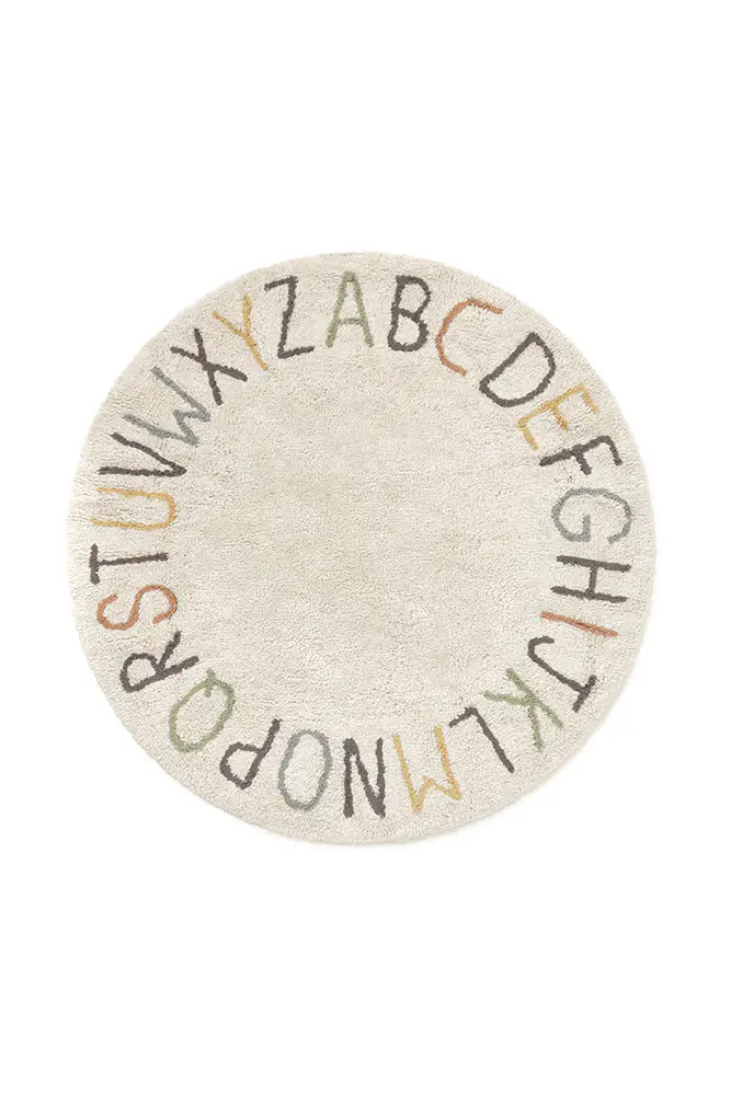 Washable Play Rug ABC color and letters | Lorena Canals