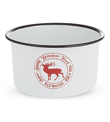 Reindeer food metal bowl | Selfridges