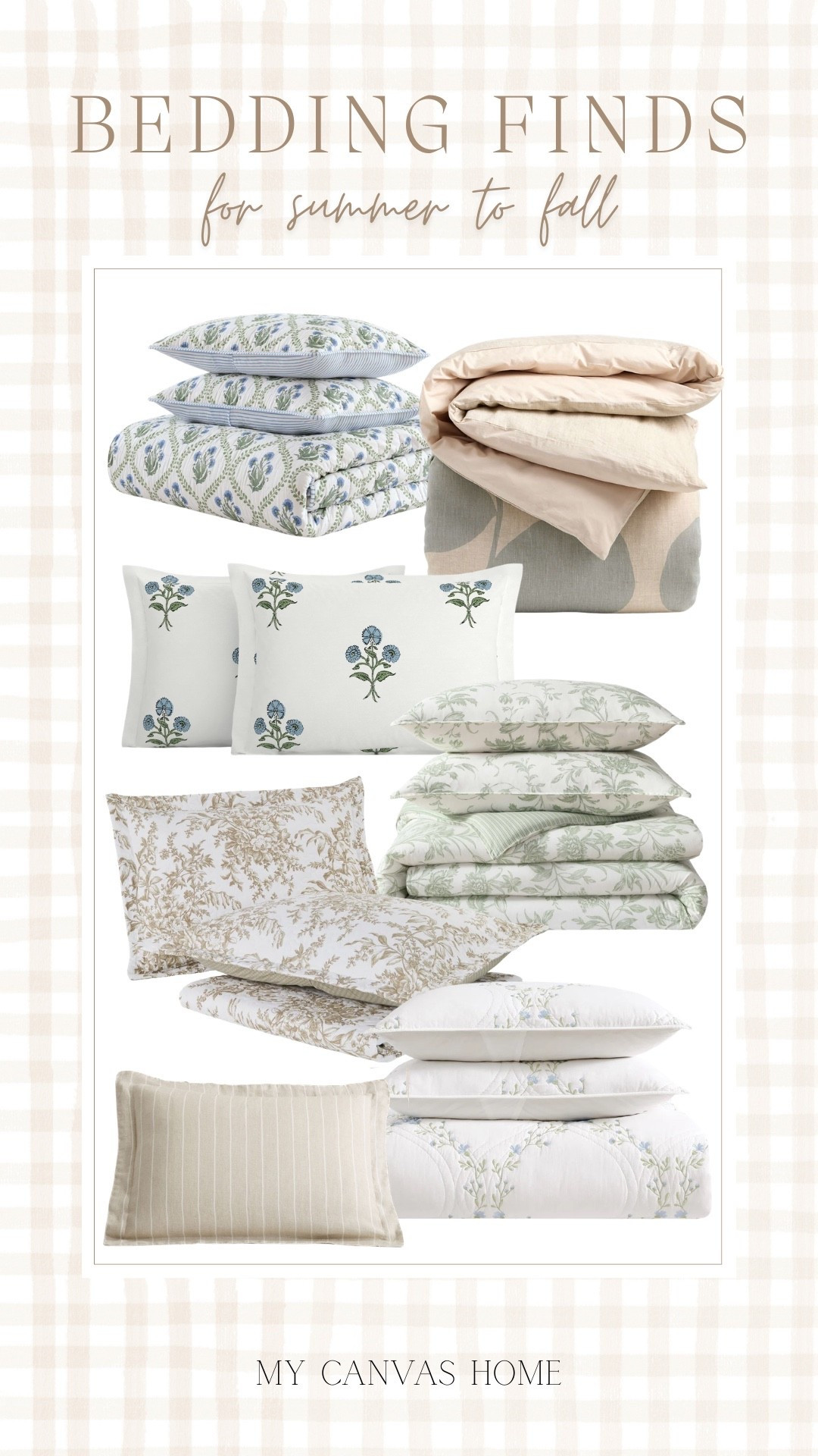 Bedding finds for that sweet spot between summer and fall 🤍 Soft florals, warm neutrals, and cozy layers you can transition straight into the new season!

#LTKHome #LTKSeasonal