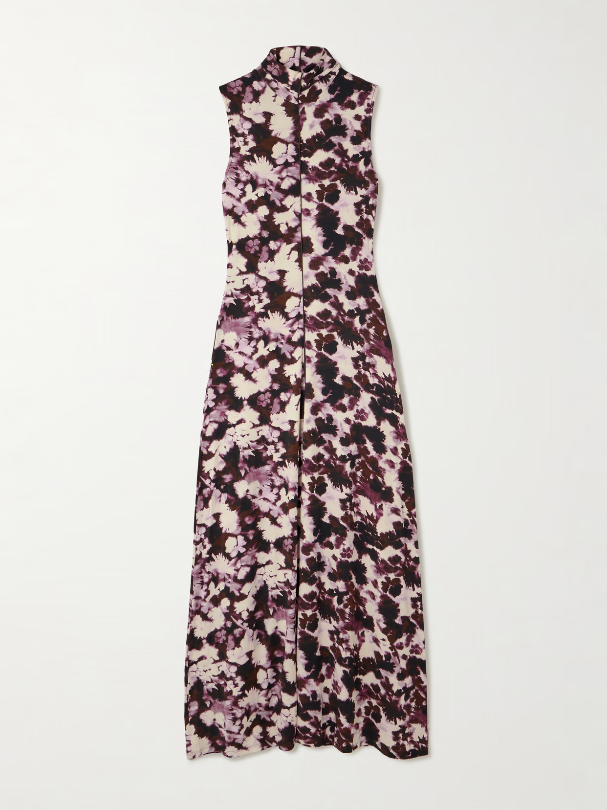Proenza Schouler White Label - Valentina Printed Stretch-jersey Turtleneck Maxi Dress - Multi | NET-A-PORTER (US)