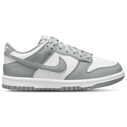 Nike Boys Nike Dunk Low - Boys' Grade School Shoes White/Light Smoke Grey/White Size 06.5 | Foot Locker (US)