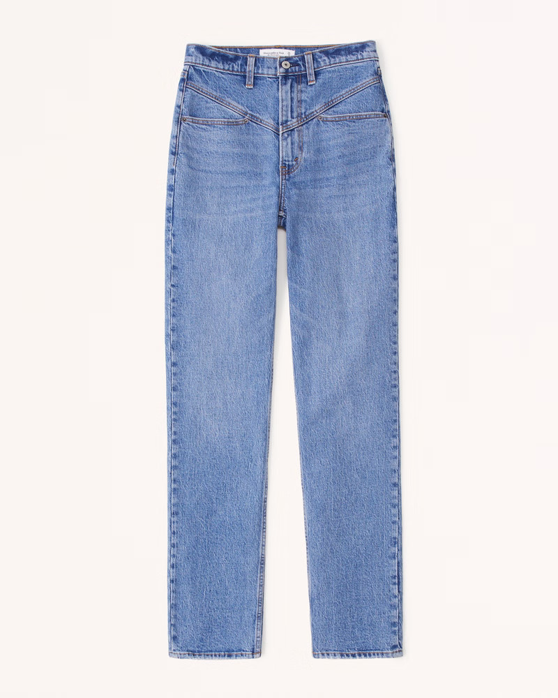 Ultra High Rise 90s Straight Jean | Abercrombie & Fitch (US)