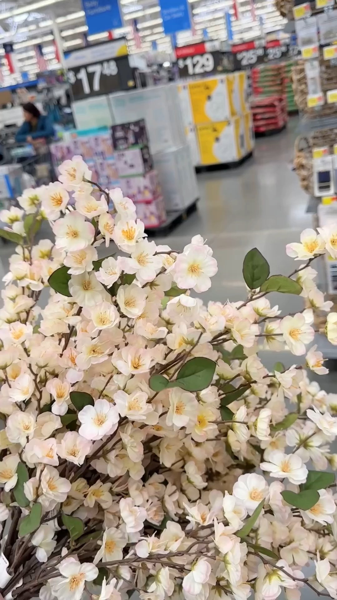 $4 pink cherry blossoms are back for spring! 🌸