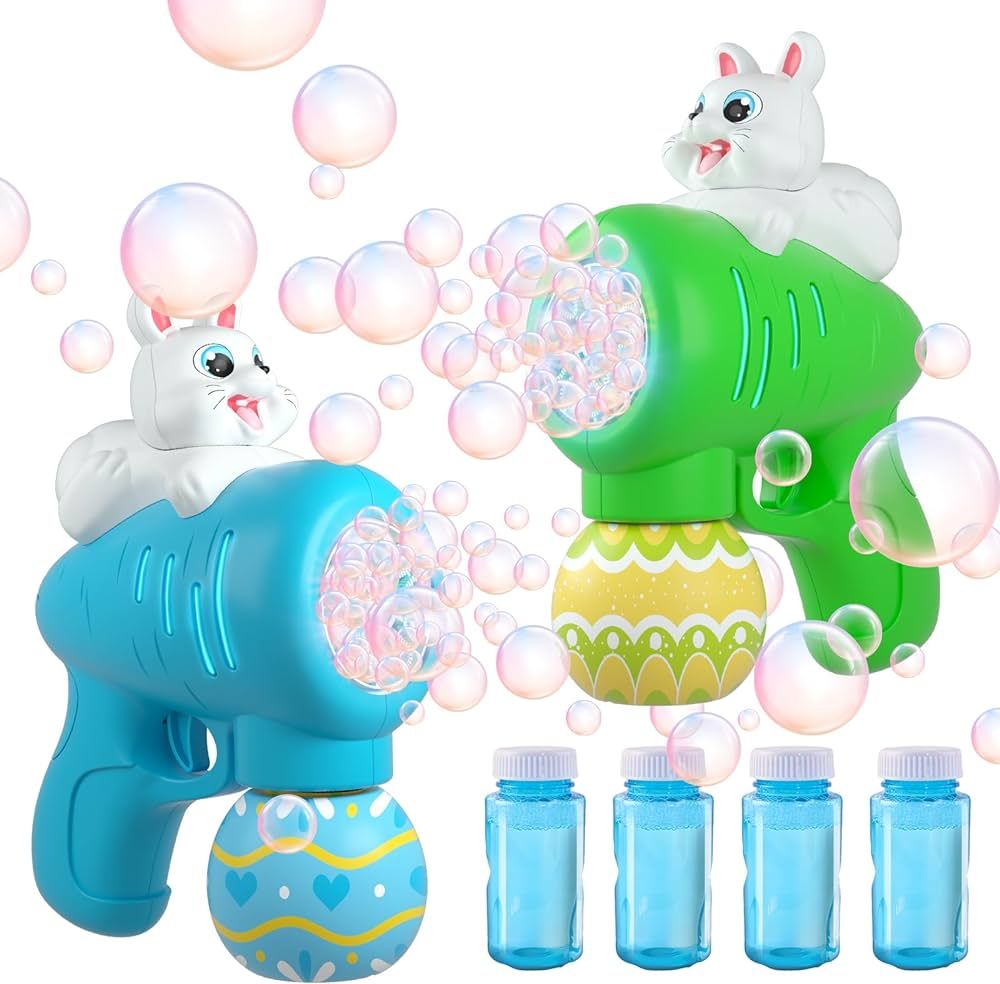 2PAck Easter Bubble for Kids, Easter Toys for Kids, Easter Bubble Machine for Easter Basket Stuff... | Amazon (US)
