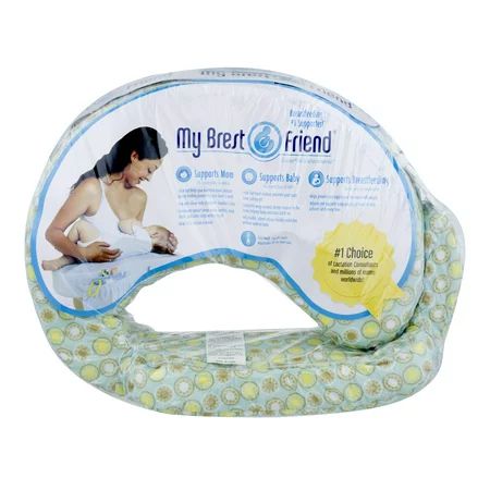 My Brest Friend Original Nursing Pillow, Light Blue Sunburst | Walmart (US)