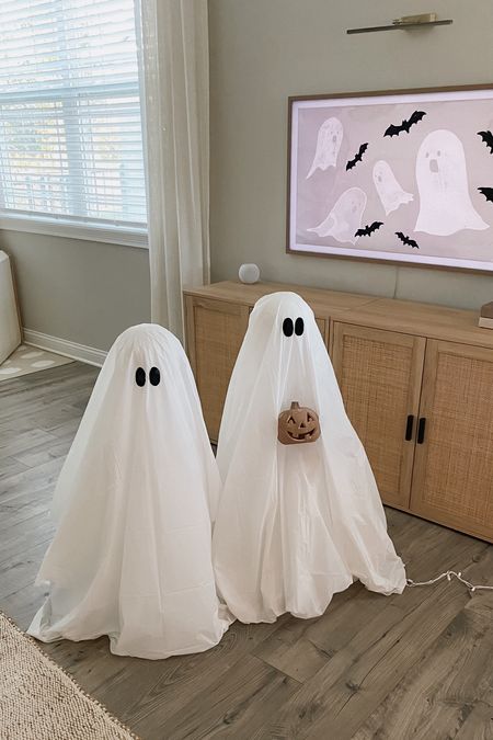 Halloween DIY spooky ghosts! 

#LTKSeasonal #LTKfamily #LTKHalloween