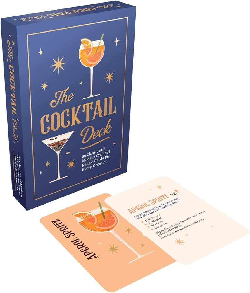 The Cocktail Deck: 52 Classic and Modern Cocktail Recipe Cards for Every Occasion (-) | Amazon (US)