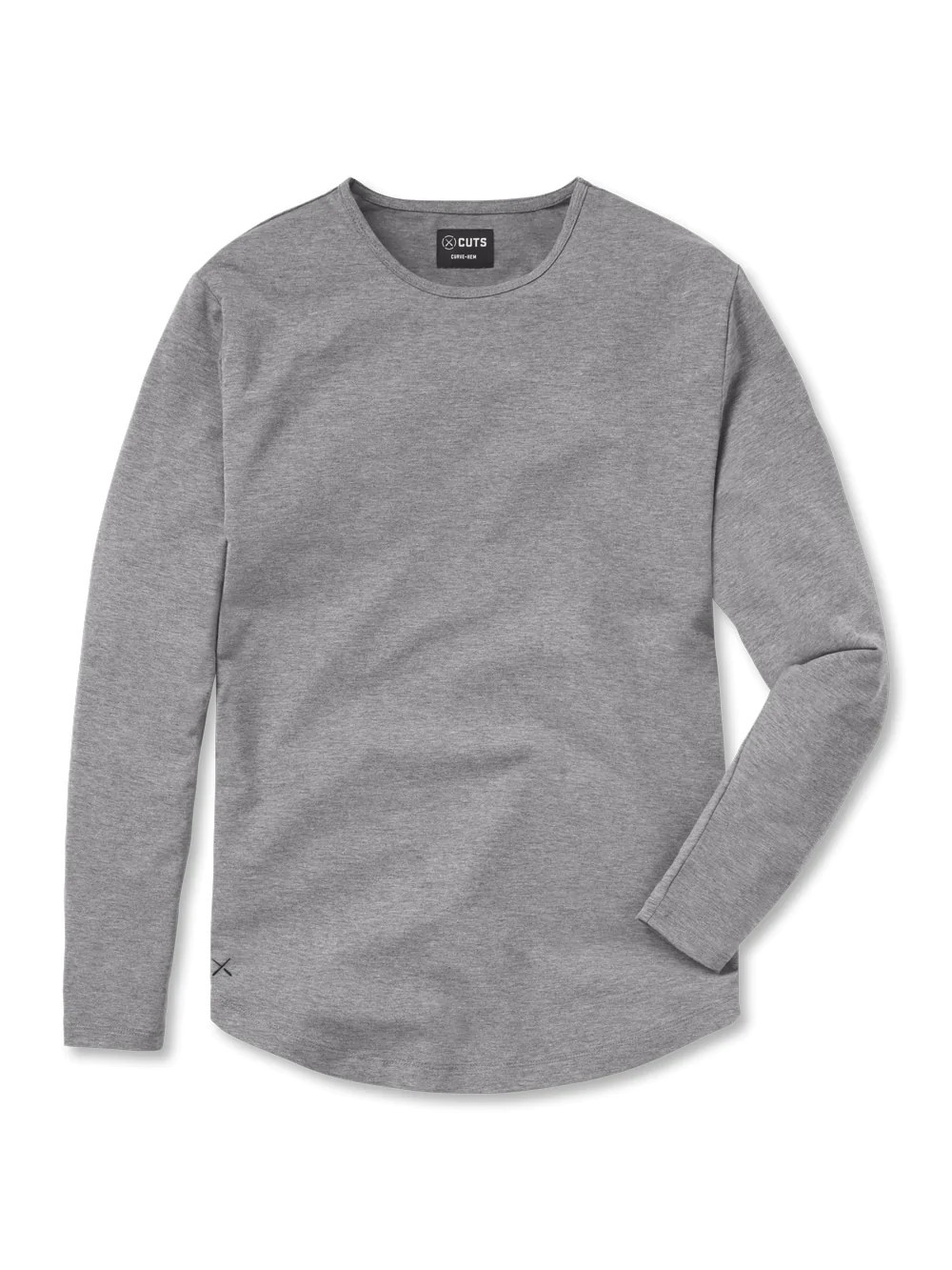 AO Long Sleeve Curve-Hem Tee | Cuts Clothing