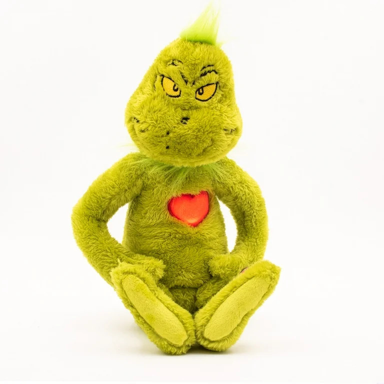 Dr Seuss' How the Grinch Stole Christmas, Grinch Plush with Lights, 19 inches Tall, Green, by Ruz | Walmart (US)